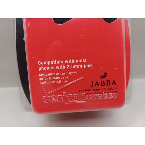 Verizon Wireless Jabra 2.5mm Jack Value Pack Earboom Headset Jabra Black New - Picture 6 of 6